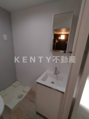 【洗面所】 | ヴァンテジオ蒲田 | スペースが確保できる洗面所です