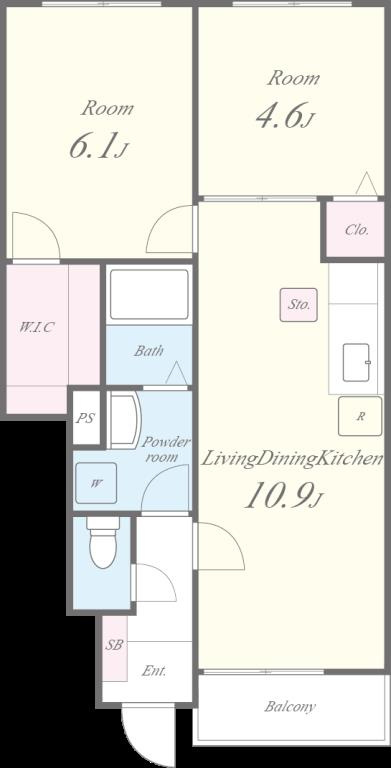 エムズプラザの間取り
