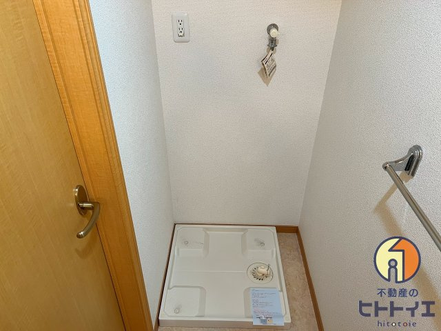 エムズプラザの設備|洗濯機置場です