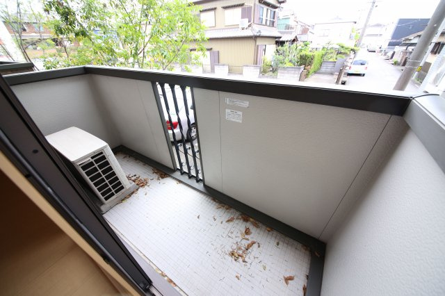 プレジール伏見のバルコニー