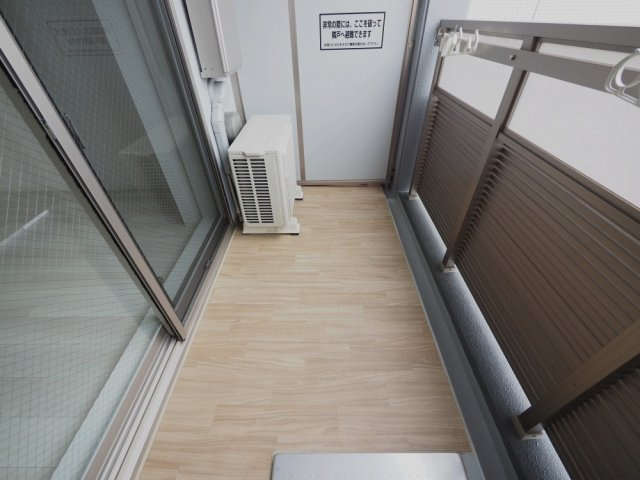 エスリード　ザ・カレント大阪のバルコニー