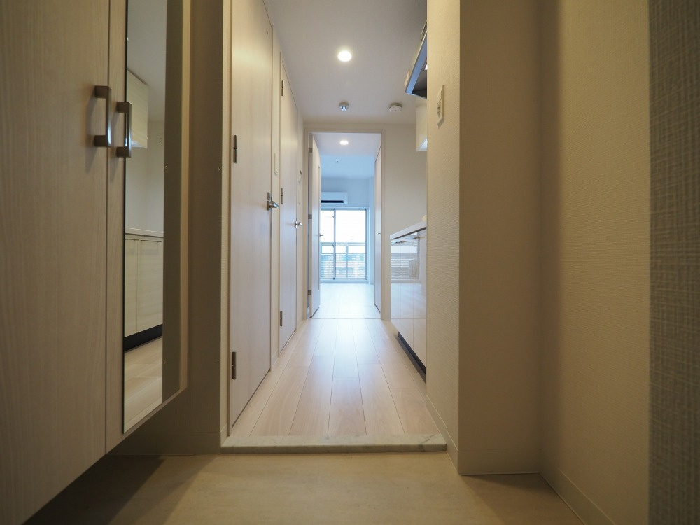 エスリード　ザ・カレント大阪の玄関