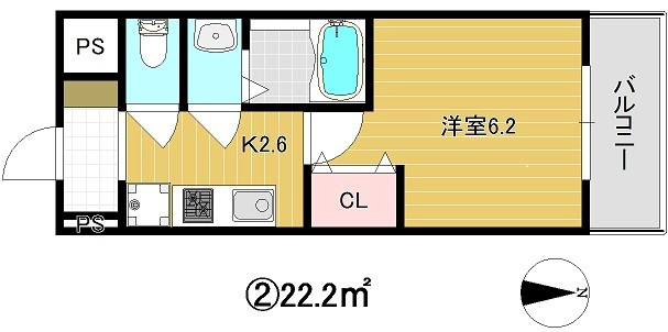 【間取り】 | グランパシフィック今里南