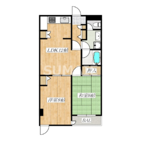 エミネンスオガワの間取り|間取りです☆