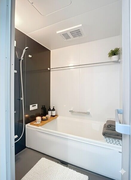 グリューン Sの浴室