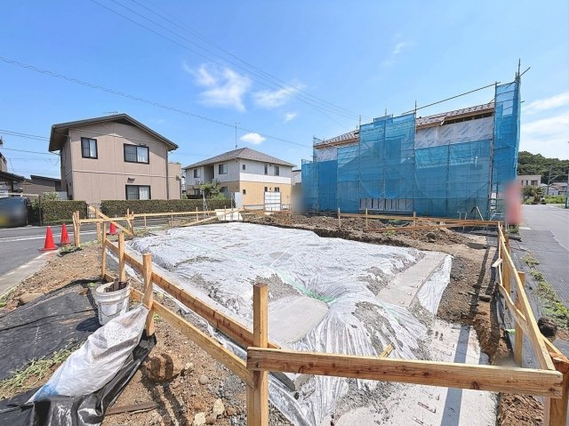 新築戸建・新築建売　西郷村小田倉字前原　小田倉小・西郷第二中の前面道路含む現地写真