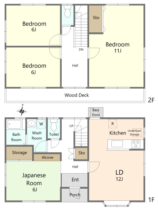 日の出町平井　中古戸建の間取り|アイフルホーム施工の4LDKになります！