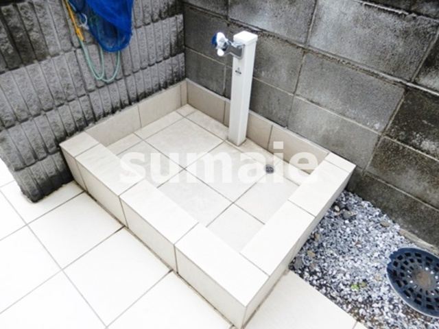 Bキャッスル東大宮のその他共用部分|ペットのお散歩後に嬉しい外水栓！