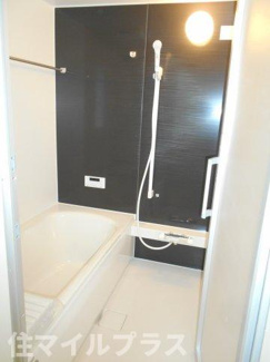 【浴室】 | 会津若松市門田町黒岩新築一戸建て4棟 | コンパクトで使いやすいお風呂です