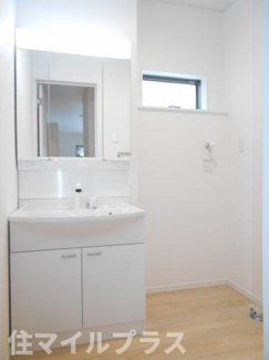 【独立洗面台】 | 会津若松市門田町黒岩新築一戸建て4棟 | 独立洗面化粧台付き
