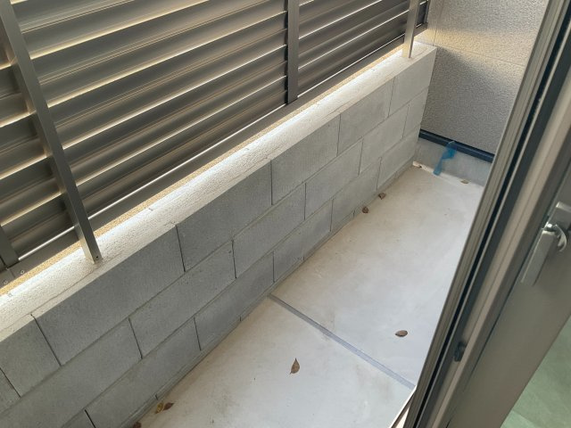 和泉市桑原町のハイツのバルコニー|お洗濯にも便利なバルコニー付き