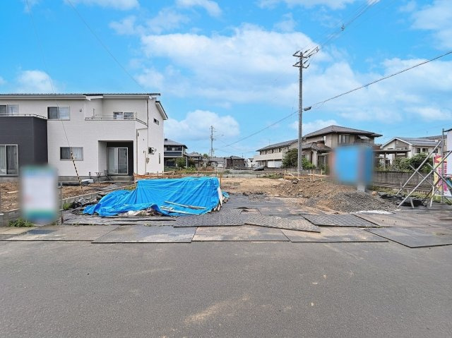 新築戸建・新築建売　西郷村小田倉字前原　小田倉小・西郷第二中の前面道路含む現地写真