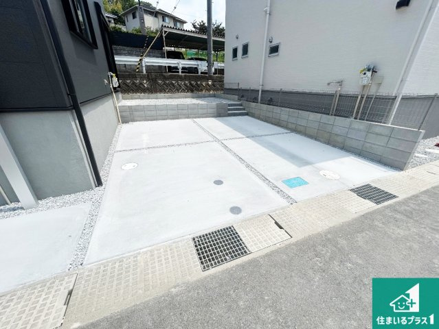 29(土)30(日)現地説明会！◆泉南郡熊取町七山　新築一戸建ての駐車場|駐車スペース！散水栓があるので、こまめに愛車を洗えます！