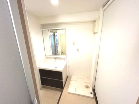 西大路ガーデンハイツの独立洗面台