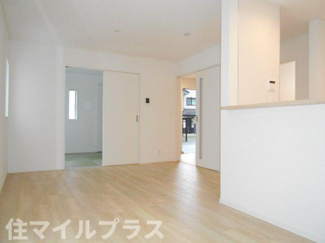 【居間・リビング】 | 会津若松市門田町黒岩新築一戸建て4棟 | 使いやすいリビングです