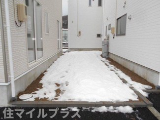 【庭】 | 会津若松市門田町黒岩新築一戸建て4棟 | お庭も活用できます