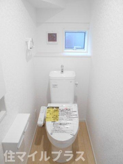 【トイレ】 | 会津若松市門田町黒岩新築一戸建て4棟 | トイレも気になるポイント