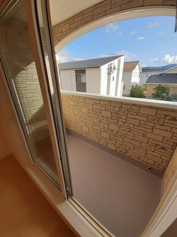 サンリット・カーサのバルコニー|陽当たり良好なバルコニーです♪