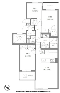 【間取り】 | コスモ新検見川２