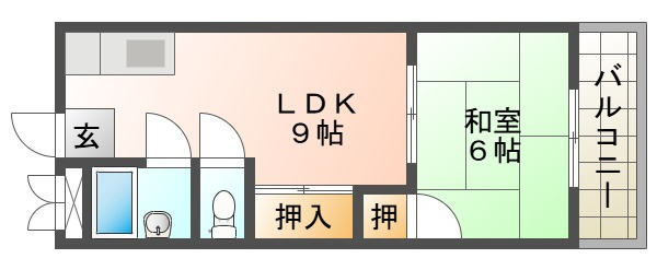 舞子台富士ハイツの間取り