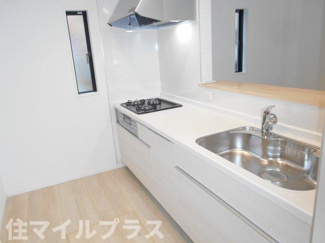 【キッチン】 | 会津若松市南千石町新築一戸建て3棟 | お料理しやすいキッチンです