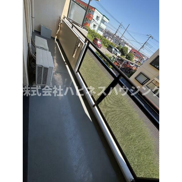 柏市東中新宿１丁目の賃貸マンションのバルコニー