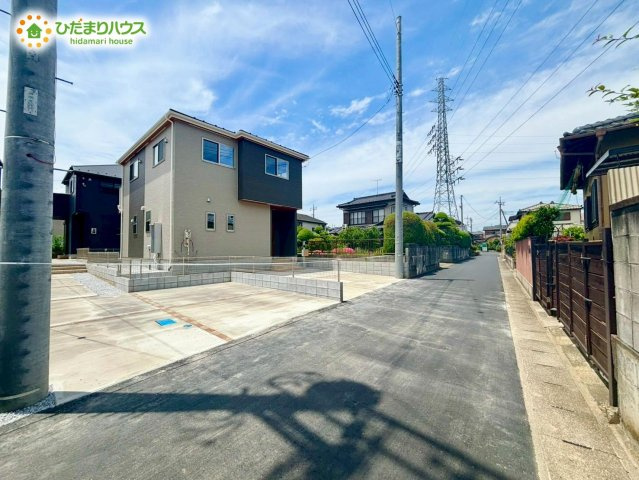 野田市第1桜台　新築戸建　1号棟の前面道路含む現地写真|閑静な住宅地で叶える静かな暮らし(^^)/				
