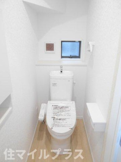 【トイレ】 | 会津若松市南千石町新築一戸建て3棟 | トイレです