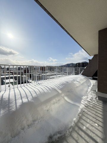 リラハイツ平岸のバルコニー