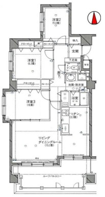 リラハイツ平岸の間取り