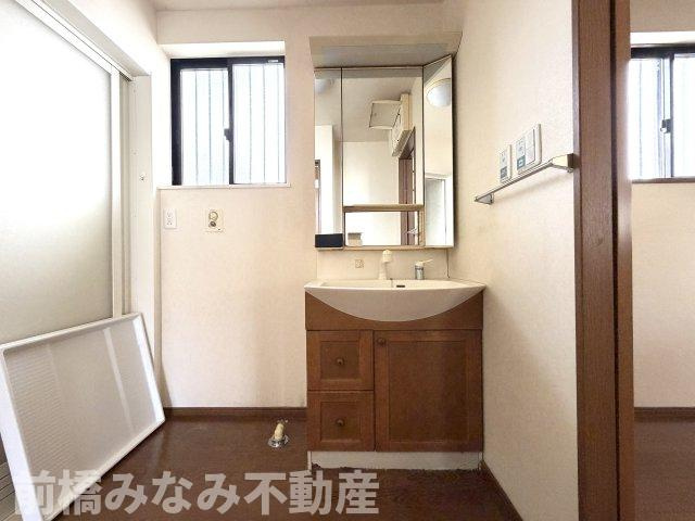 【中古平屋】前橋市昭和町　２LDK＋Sの独立洗面台|独立洗面化粧台が付いています