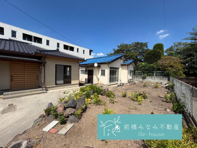 【中古平屋】前橋市昭和町　２LDK＋Sの外観|敷地約119坪の広い土地です。