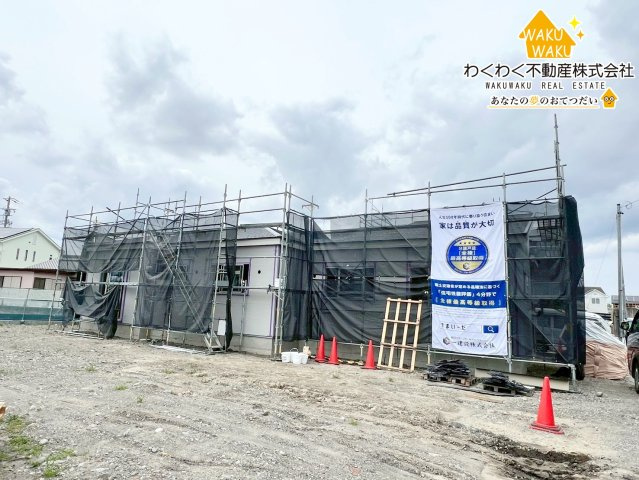 吉田町住吉／6期　新築戸建の外観|2025年2月中旬撮影