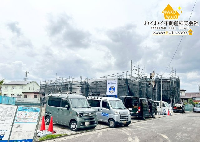 吉田町住吉／6期　新築戸建の外観|2025年2月中旬撮影