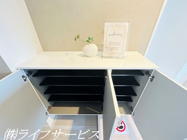 【玄関】 | 野中北パークマンション | 玄関／シューズボックスあり