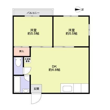 【間取り】 | 西山ハイツ