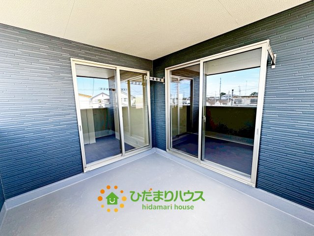 古河大山第3　新築一戸建て　02　リーブルガーデンのバルコニー