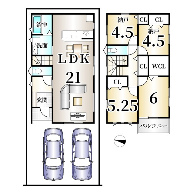 羽束師鴨川町【２区画】１号地