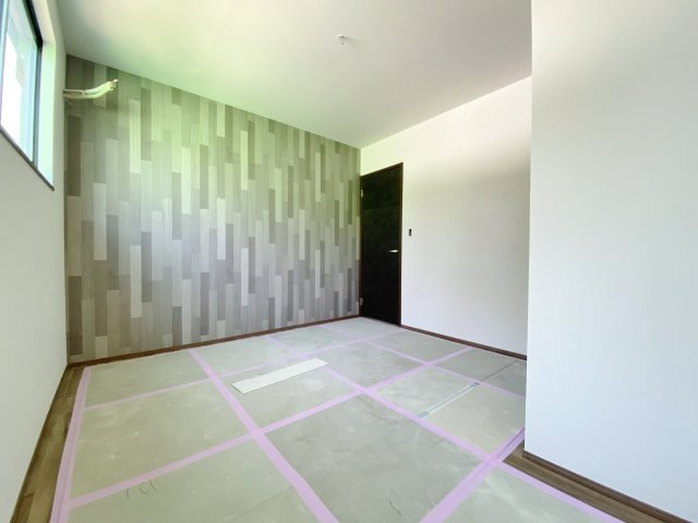 練馬区氷川台4丁目 全2棟 B号棟の完成予想図|―B号棟　約21.7帖LDK―
家族のコミュニケーションがはぐくまれる対面式システムキッチン搭載
(イラストは図面を基に起こしたもので実際のものとは多少異なる場合がございます)