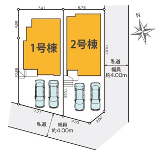 【区画図】 | 西東京市向台町14期　全2棟　1号棟 | 西東京市向台町14期　全2棟　1号棟