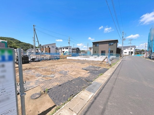 新築戸建・新築建売　西郷村小田倉字前原　小田倉小・西郷第二中の前面道路含む現地写真