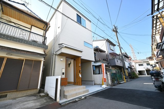 尼崎市大庄北1丁目新築一戸建ての外観|2026年1月撮影
