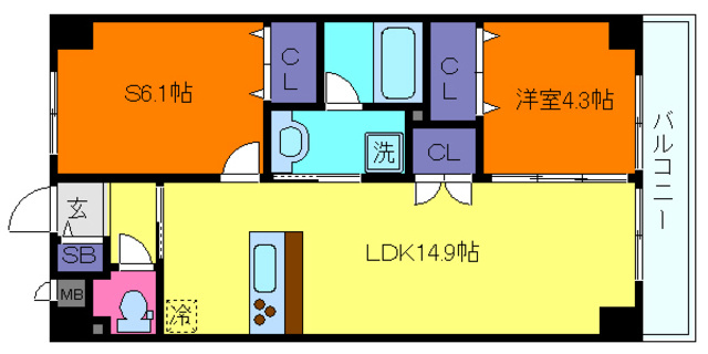 ブルーミンメドー本山の間取り