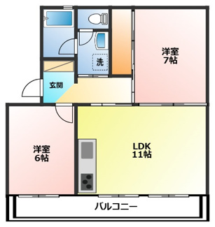 【間取り】 | メゾン浜町