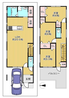 【間取り】 | 東山本新町　新築戸建