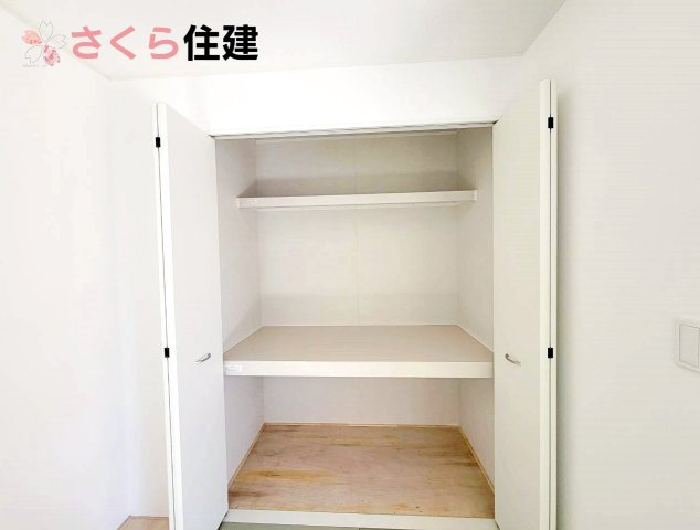 クレイドルガーデン日光市豊田　第3　1号棟の収納|お布団も収納可能な奥行きたっぷりの和室収納
