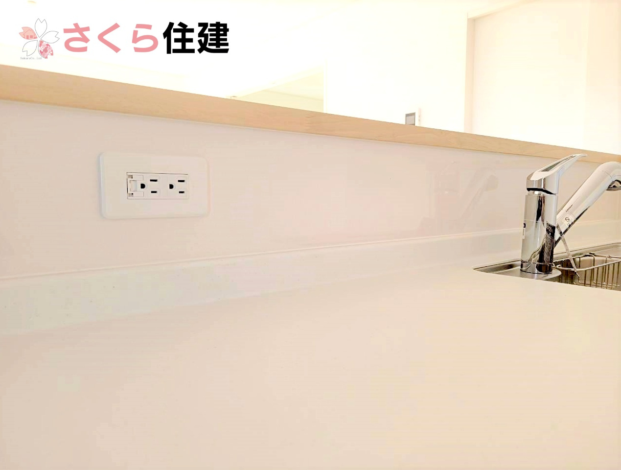 クレイドルガーデン日光市豊田　第3　1号棟のその他|あると便利なキッチン手元コンセント