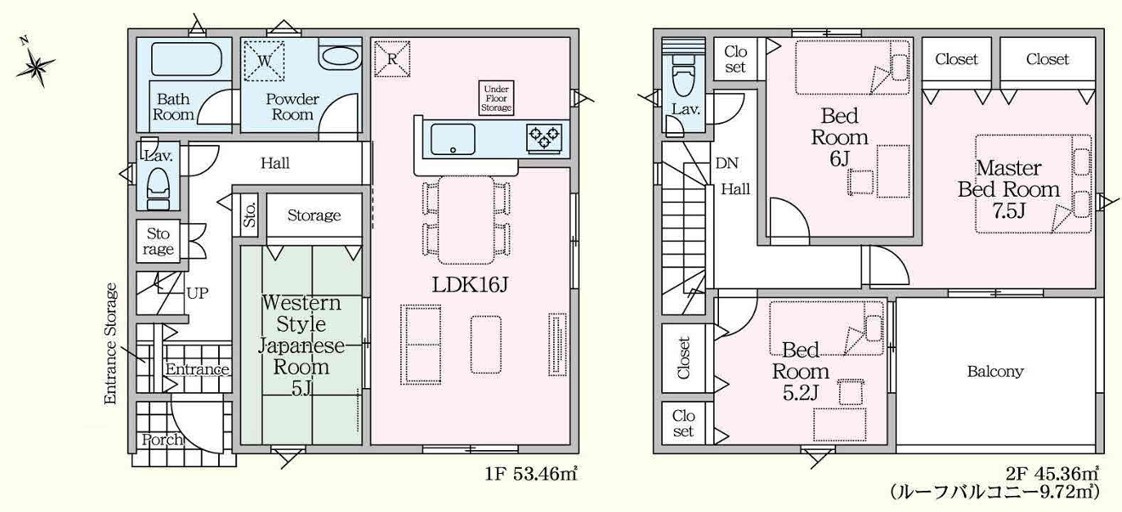 クレイドルガーデン日光市豊田　第3　1号棟の間取り