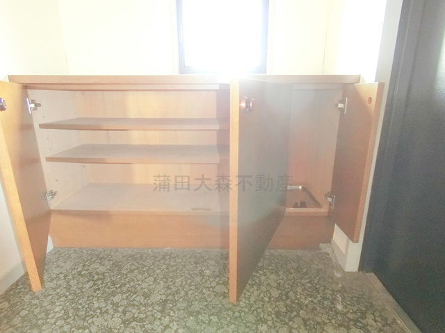 南雪谷サンハイツの収納|玄関収納