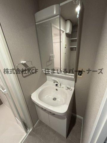 GlanZ　六ツ門の洗面所